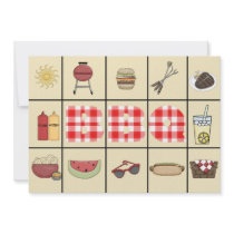 BBQ Squares Invitation