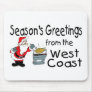 BBQ West Coast Seasons Greetings Mousepad