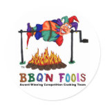 BBQ'n Fools Competiton Cooking Team Sticker