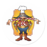 BBQsheriff Round Stickers