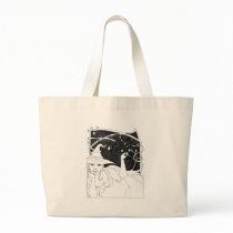 BBW Big Beautiful Witch Canvas Bags