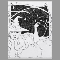 BBW Big Beautiful Witch flyers