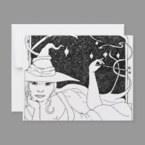 BBW Big Beautiful Witch invitations