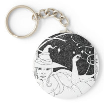 BBW Big Beautiful Witch Keychains