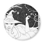 BBW Big Beautiful Witch Magnet