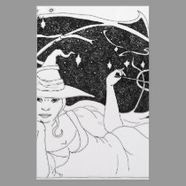 BBW Big Beautiful Witch stationery