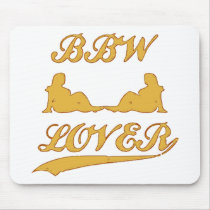 BBW LOVER (Big Beautiful Woman) mousepads