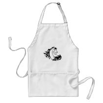 BC- Awesome Horse Art  Design Apron