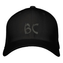 BC Black Hat embroidered hats