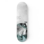 BC- blue mist Skate Board Deck