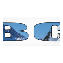 BC (British Columbia) Personalized Photo Card
