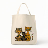 BC- Crazy Cats Tote Bag bag