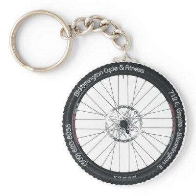 BC&F Bike Tire Key Chain by DaveG42