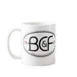 BC&F Country Code Coffee Cup Coffee Mug