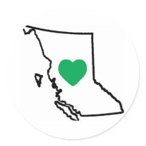 BC LOVE stickers
