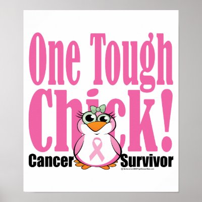 BC One Tough Chick Poster by fightcancertees