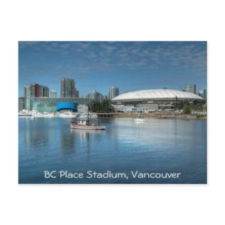 BC Place Stadium postcard