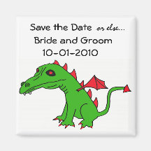 BC- Save the Date Dragon magnet