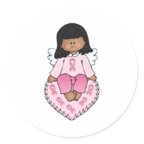 BCA angel Round Sticker