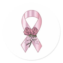 BCA pink ribbon Stickers
