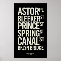 BCL Modern Subway Signs Posters