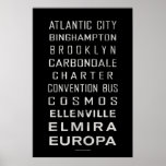 BCL Vintage Subway Sign: Atlantic City Print