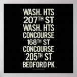 BCL Vintage Subway Signs posters