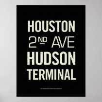 BCL Vintage Subway Signs Print
