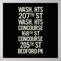 BCL Vintage Subway Signs Print