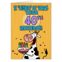 bd cow - 40 greeting cards