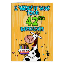bd cow - 42 card