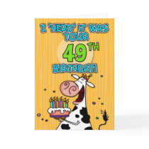 bd cow - 49 card