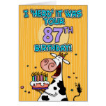 bd cow - 87 card