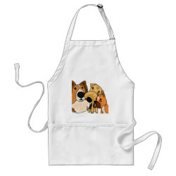 BD- Funny Dogs Apron apron