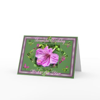 BD hotpk 4 oclock-lavdiam&frame+bfly cutouts-z card