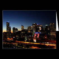[ BD ] Melbourne cityscape by night cards