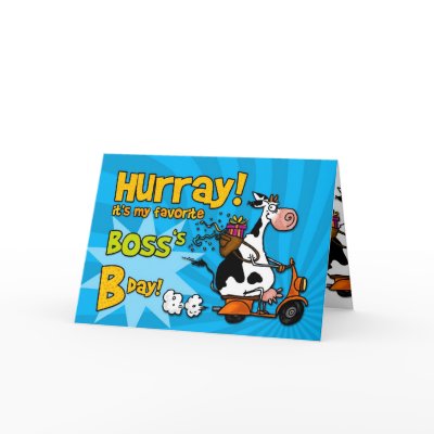 bd scooter cow - boss card by cfkaatje