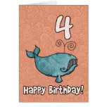 bd whale - 04 greeting card