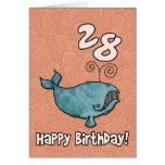 bd whale - 28 greeting card
