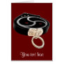 BDSM EMBLEM and Collar Greeting Card