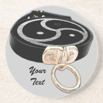 BDSM EMBLEM and Collar Drink Coasters by bdsm_emporium