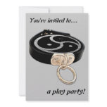 BDSM EMBLEM and Collar Personalized Invitations
