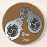BDSM EMBLEM and Hand Cuffs Coaster