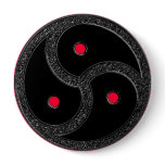 BDSM EMBLEM CHROME - Button