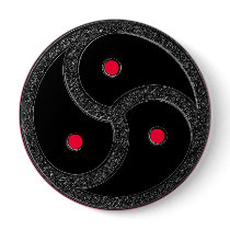 BDSM EMBLEM CHROME - Button