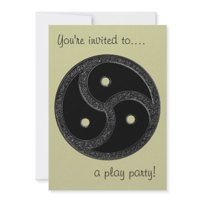 BDSM EMBLEM CHROME - Invitation by bdsm_emporium