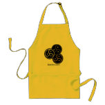 BDSM EMBLEM CHROME, SILVER and GOLD - slave apron