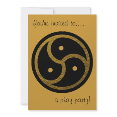 BDSM EMBLEM GOLD - Invitation by bdsm_emporium