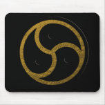 BDSM EMBLEM GOLD  - Mousepad