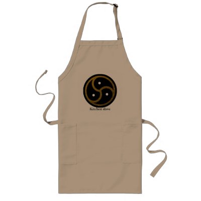 BDSM EMBLEM GOLD - slave apron by bdsm_emporium